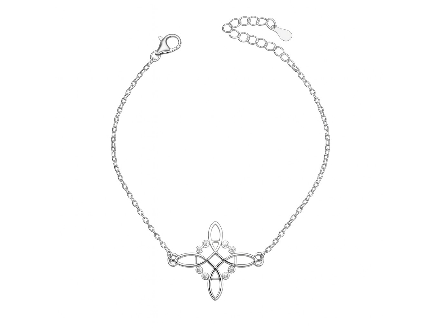 Pulsera Plata 925 Nudo de Bruja Celta Circones 1