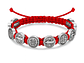 Pulsera Hilo Rojo San Benito Protector 10 Medallas MD1127 - Miniatura 1