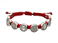 Pulsera Hilo Rojo San Benito Protector 10 Medallas MD1127 - Miniatura 2