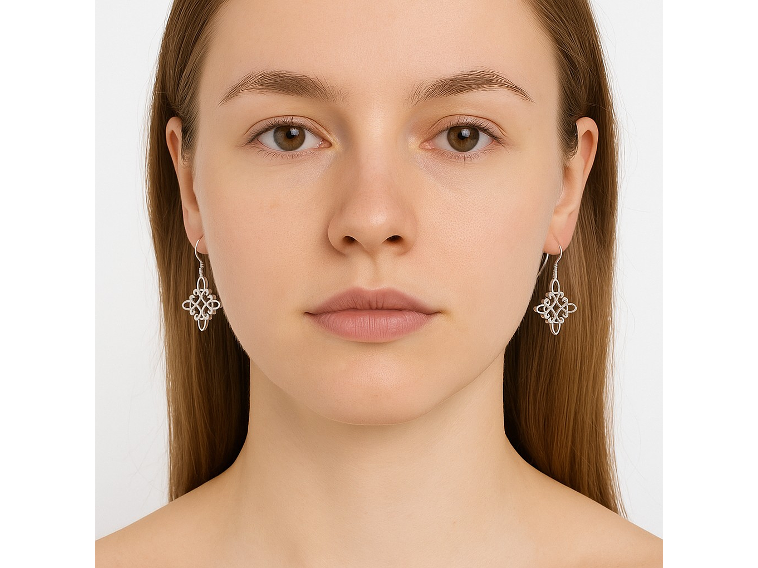 Aros Plata 925 Nudo de Bruja Celta y Circones 5