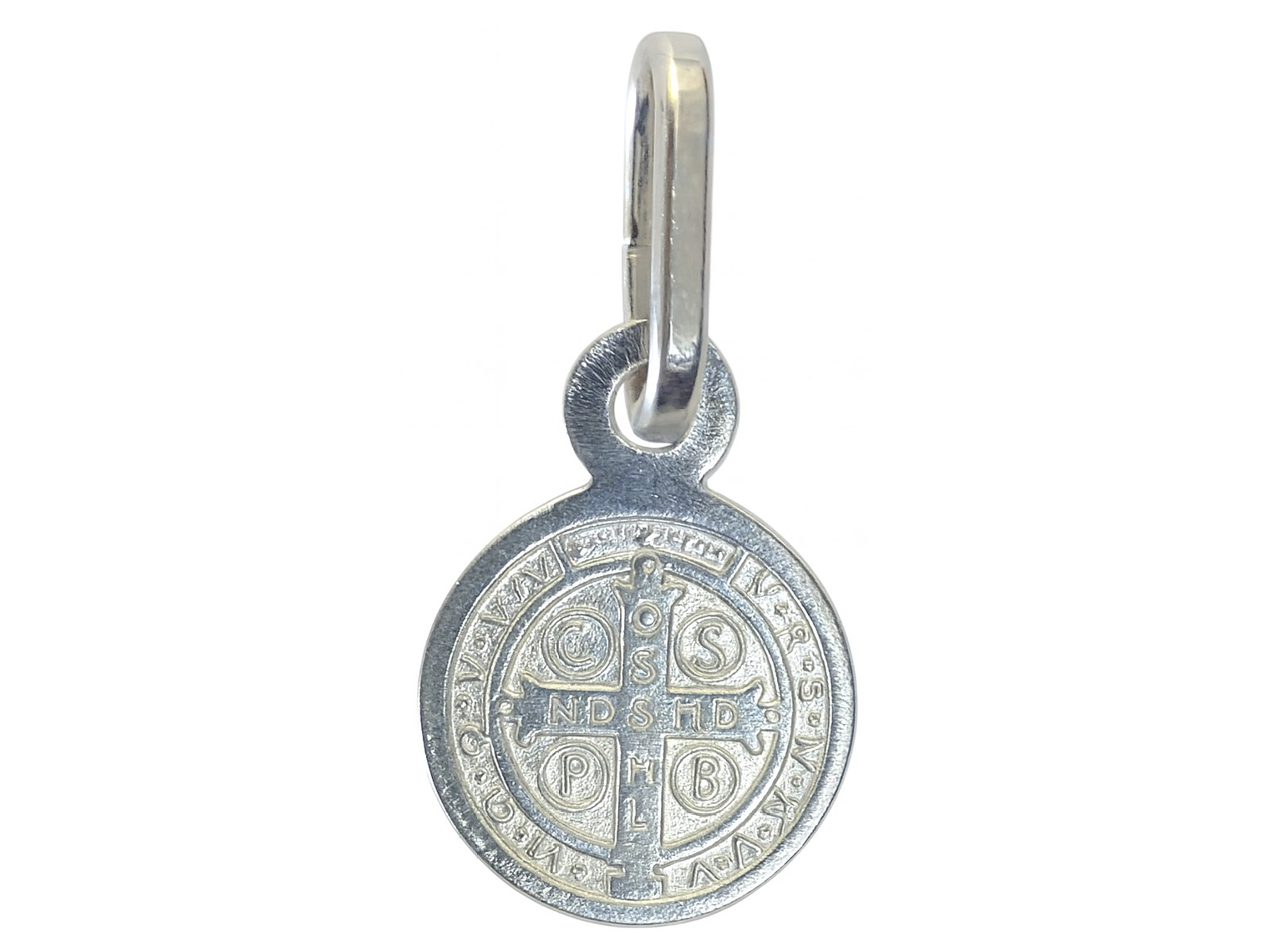 Collar Medalla Plata 925 San Benito Protector Niños 4