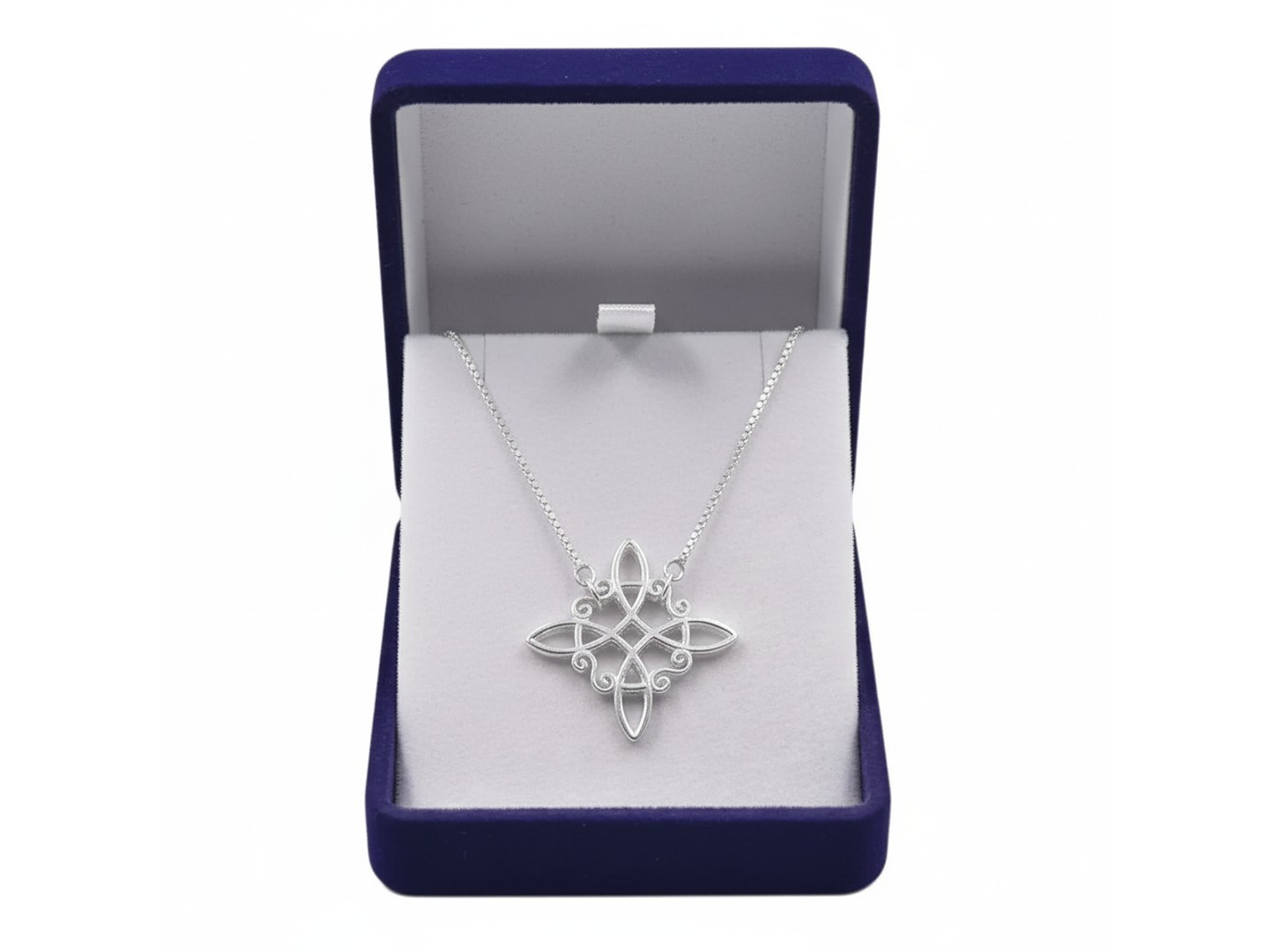 Collar Plata 925 Nudo de Bruja Celta 4