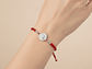 Pulsera Plata 925 Hilo Rojo Trenzado Bolitas San Benito - Miniatura 5