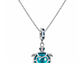 Charm Dije Colgante Plata 925 Tortuga Azul Corazón - Miniatura 3