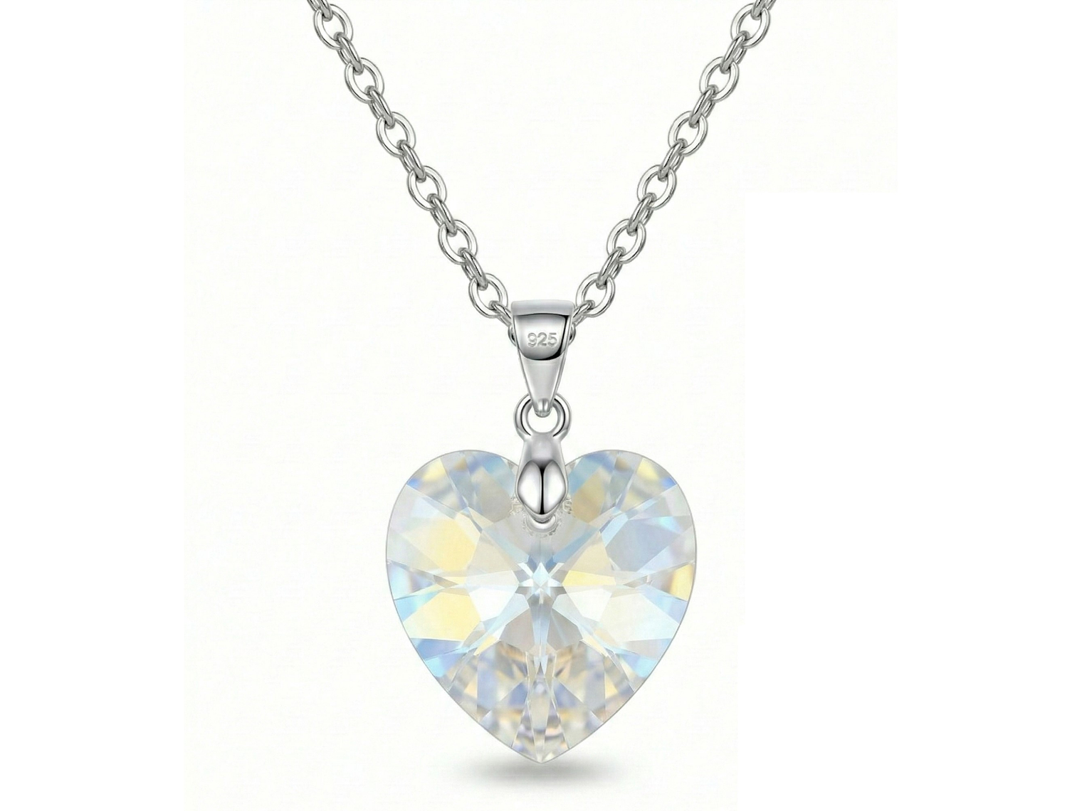 Collar Cristal Austriaco Aurora Boreal 14mm Acero 1