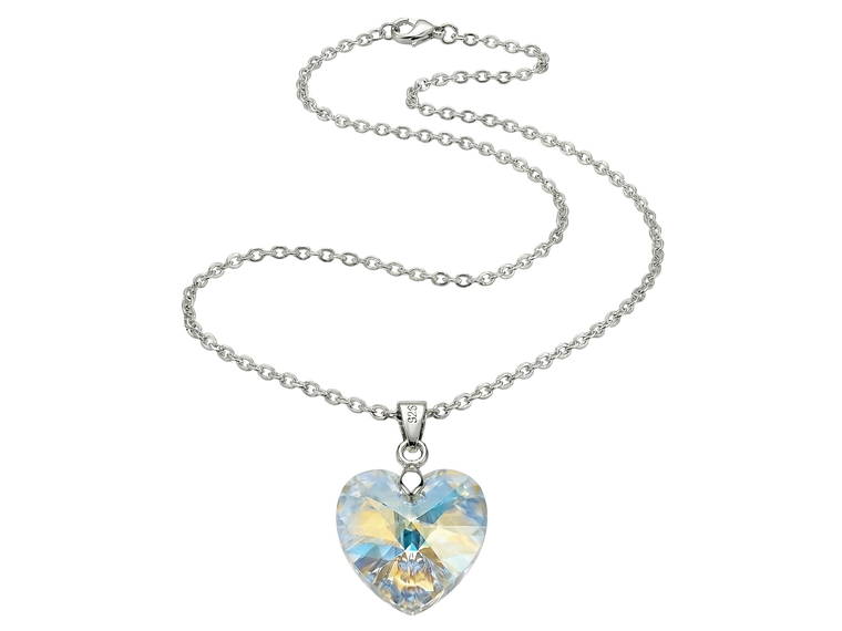 Collar Cristal Austriaco Aurora Boreal 14mm Acero 3