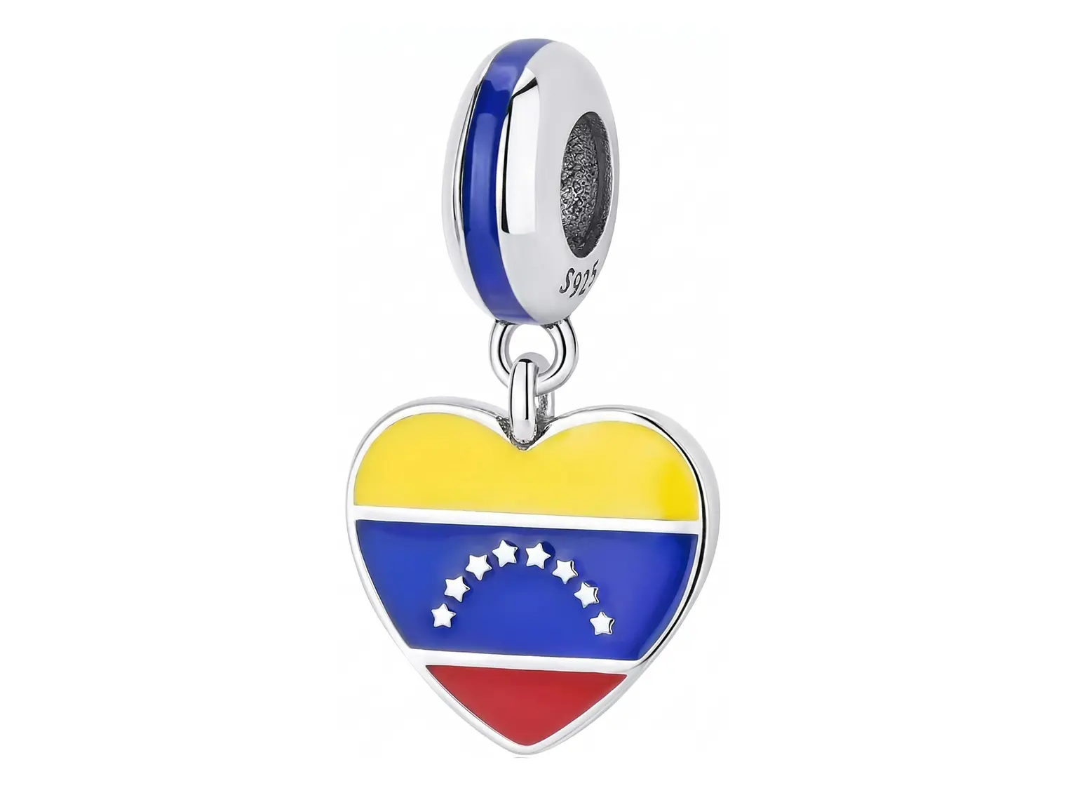 Charm Dije Plata 925 Venezuela Corazón 1