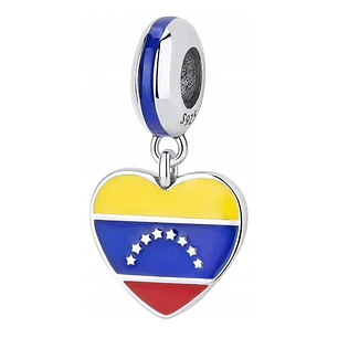Charm Dije Plata 925 Venezuela Corazón