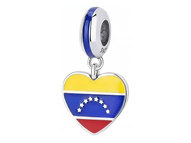 Charm Dije Plata 925 Venezuela Corazón 1