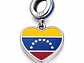 Charm Dije Plata 925 Venezuela Corazón - Miniatura 3