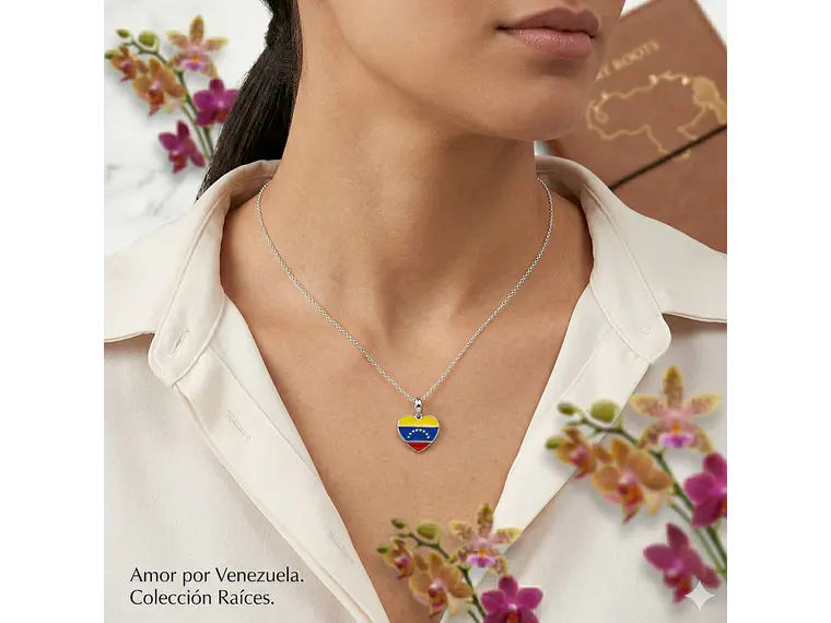 Charm Dije Plata 925 Venezuela Corazón 4