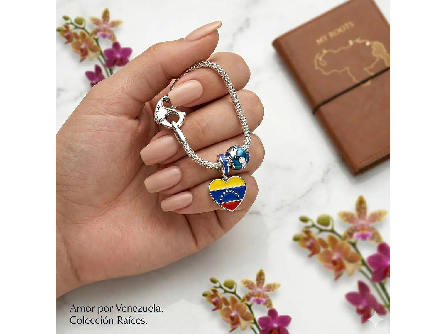 Charm Dije Plata 925 Venezuela Corazón 5
