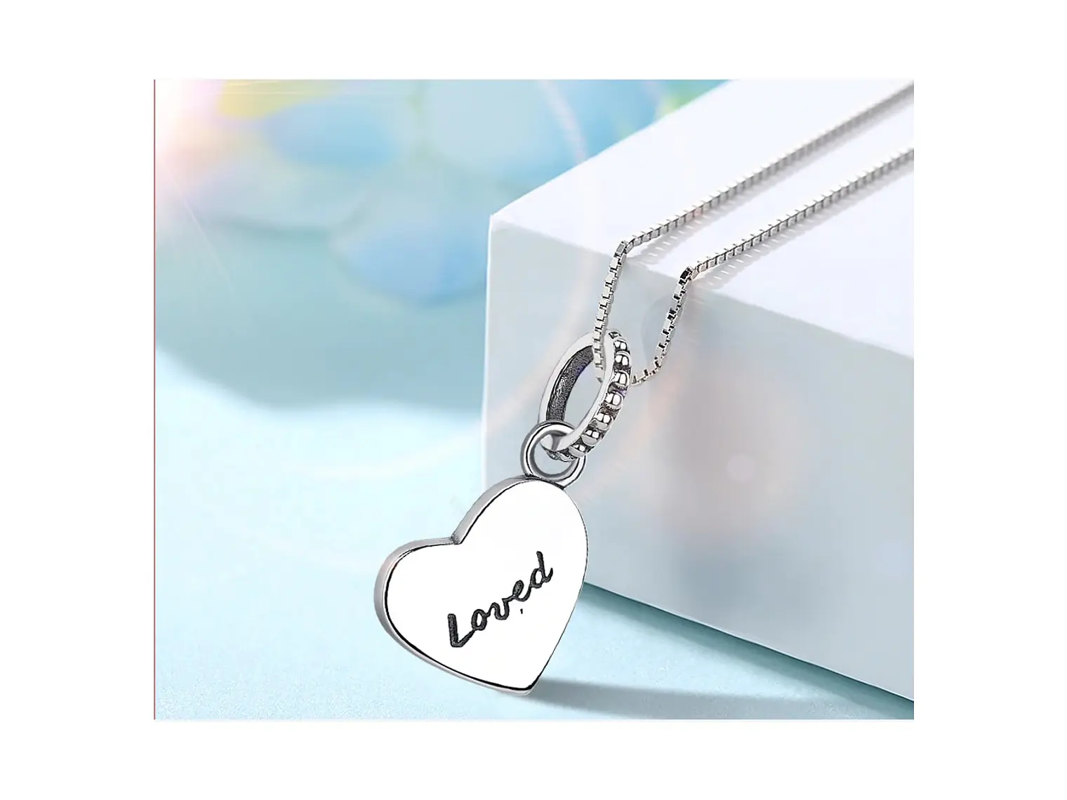 Charm Dije Plata 925 Corazon Loved 2