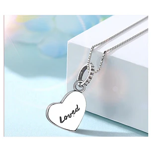 Charm Dije Plata 925 Corazon Loved