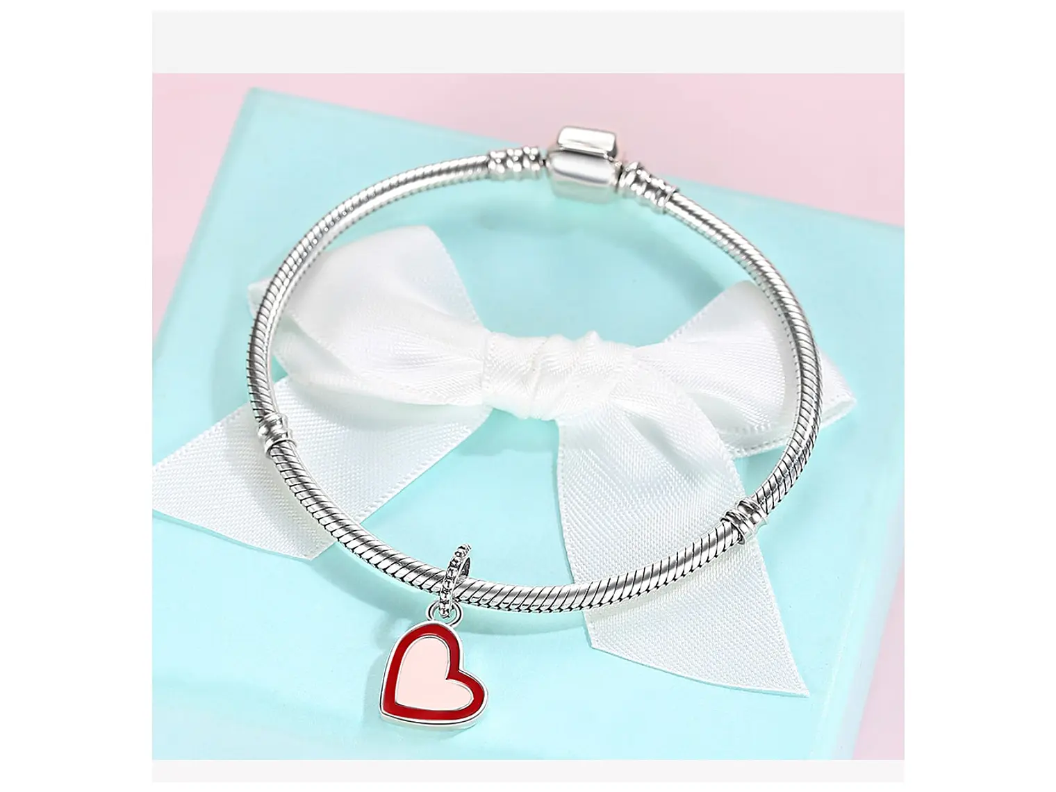 Charm Dije Plata 925 Corazon Loved 5