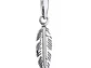 Charm Dije Plata 925 Pluma de Angel - Miniatura 1