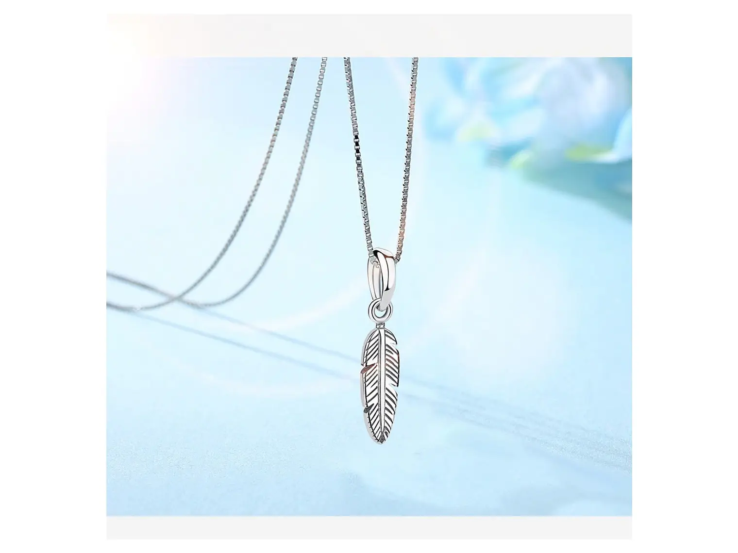 Charm Dije Plata 925 Pluma de Angel 2