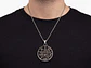 Collar Tetragrammaton Pentágono 35mm Cadena 60cm Acero - Miniatura 7