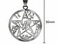 Collar Tetragrammaton Pentágono 27mm Cadena 60cm Acero - Miniatura 5