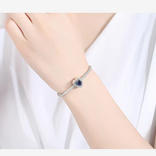 Charm Dije Plata 925 Corazón del Océano Titanic