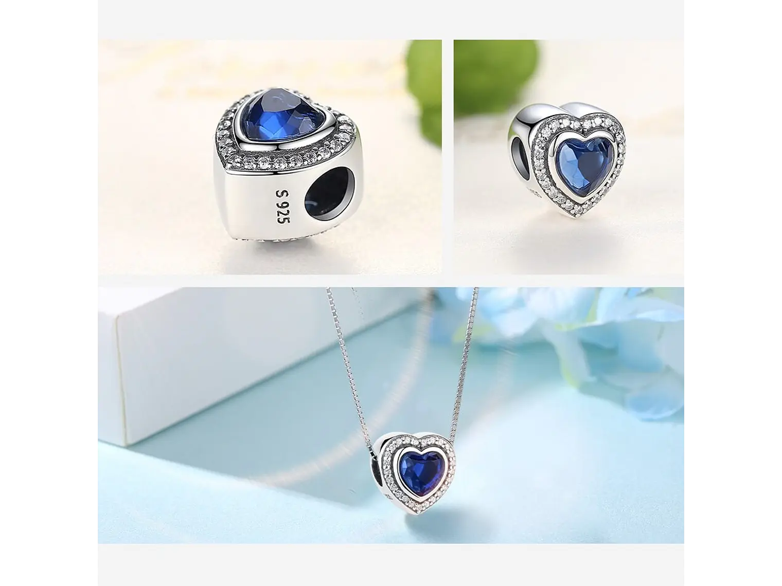 Charm Dije Plata 925 Corazón del Océano Titanic 4