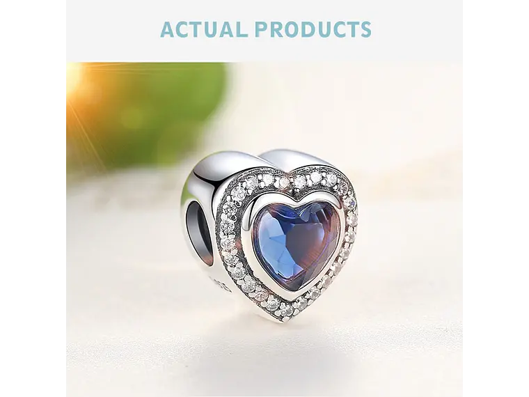 Charm Dije Plata 925 Corazón del Océano Titanic 5