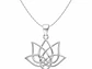 Collar Plata 925 Flor de Loto - Miniatura 1