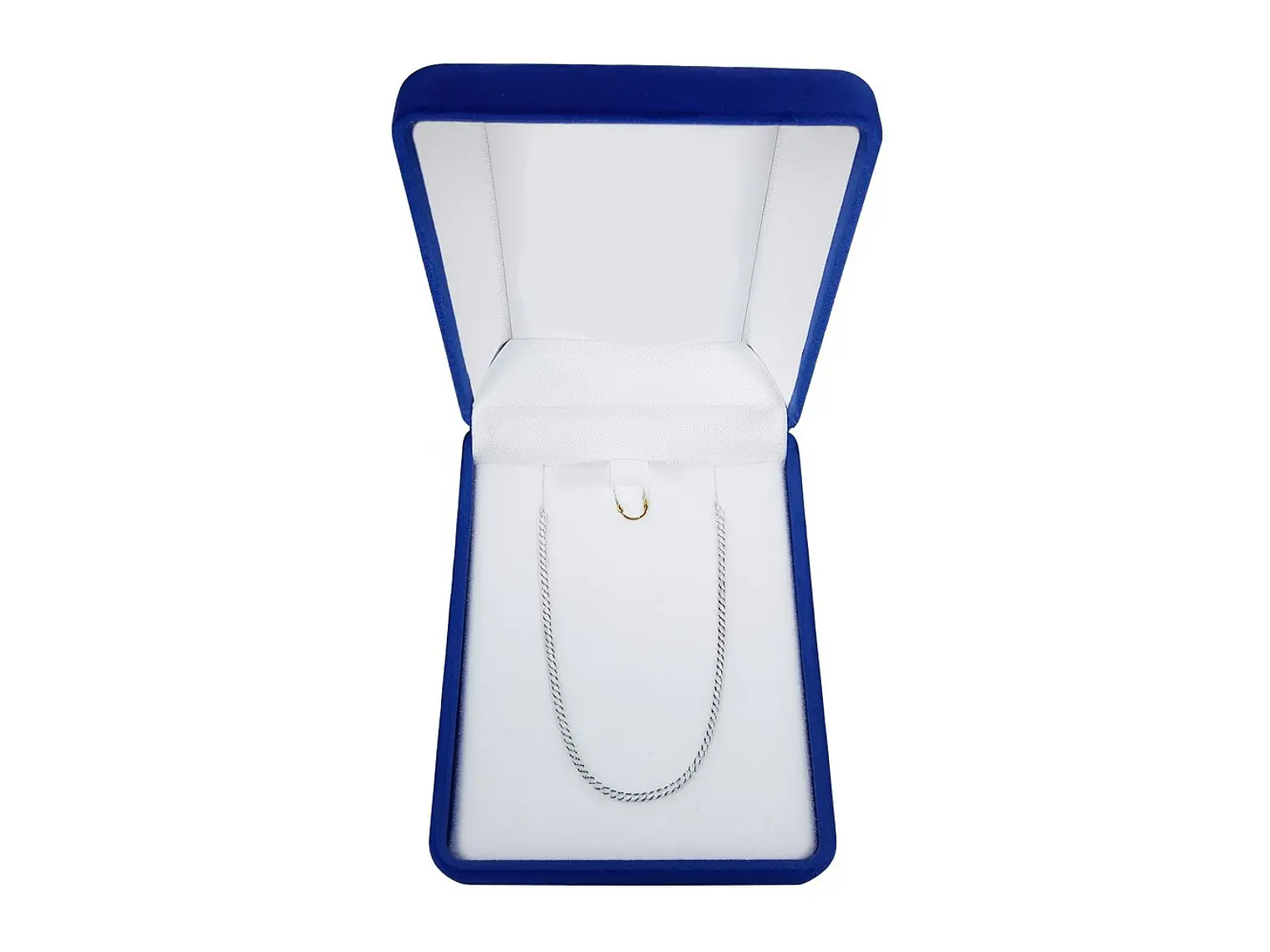 Cadena Plata 925 1mm 50cm Modelo Grumet 3