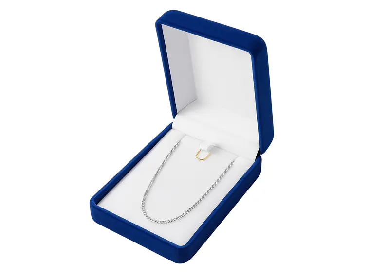 Cadena Plata 925 1mm 50cm Modelo Grumet 4