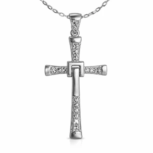 Collar Cruz de Toretto Plata 925