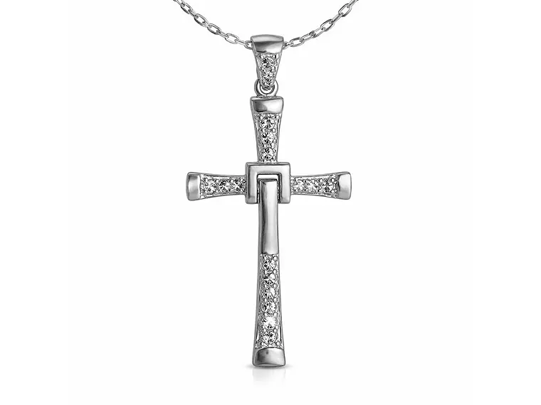Collar Cruz de Toretto Plata 925 1
