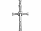 Collar Cruz de Toretto Plata 925 - Miniatura 1