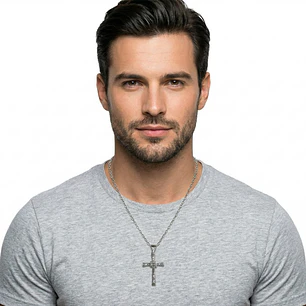 Collar Cruz de Toretto Plata 925