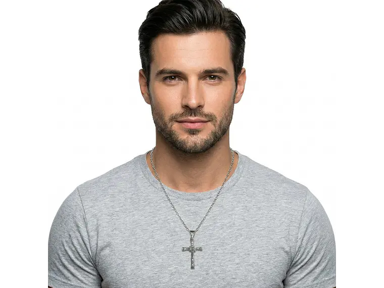 Collar Cruz de Toretto Plata 925 2