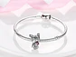 Charm Dije Plata 925 Niña Con Peluche Unicornio - Miniatura 2