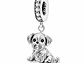 Charm Dije Colgante Plata 925 Perrito Shih Tzu - Miniatura 1