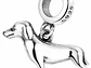 Charm Dije Plata 925 Perro Salchicha Dachshund - Miniatura 5