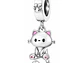 Charm Dije Plata 925 Lindo Gatito - Miniatura 1