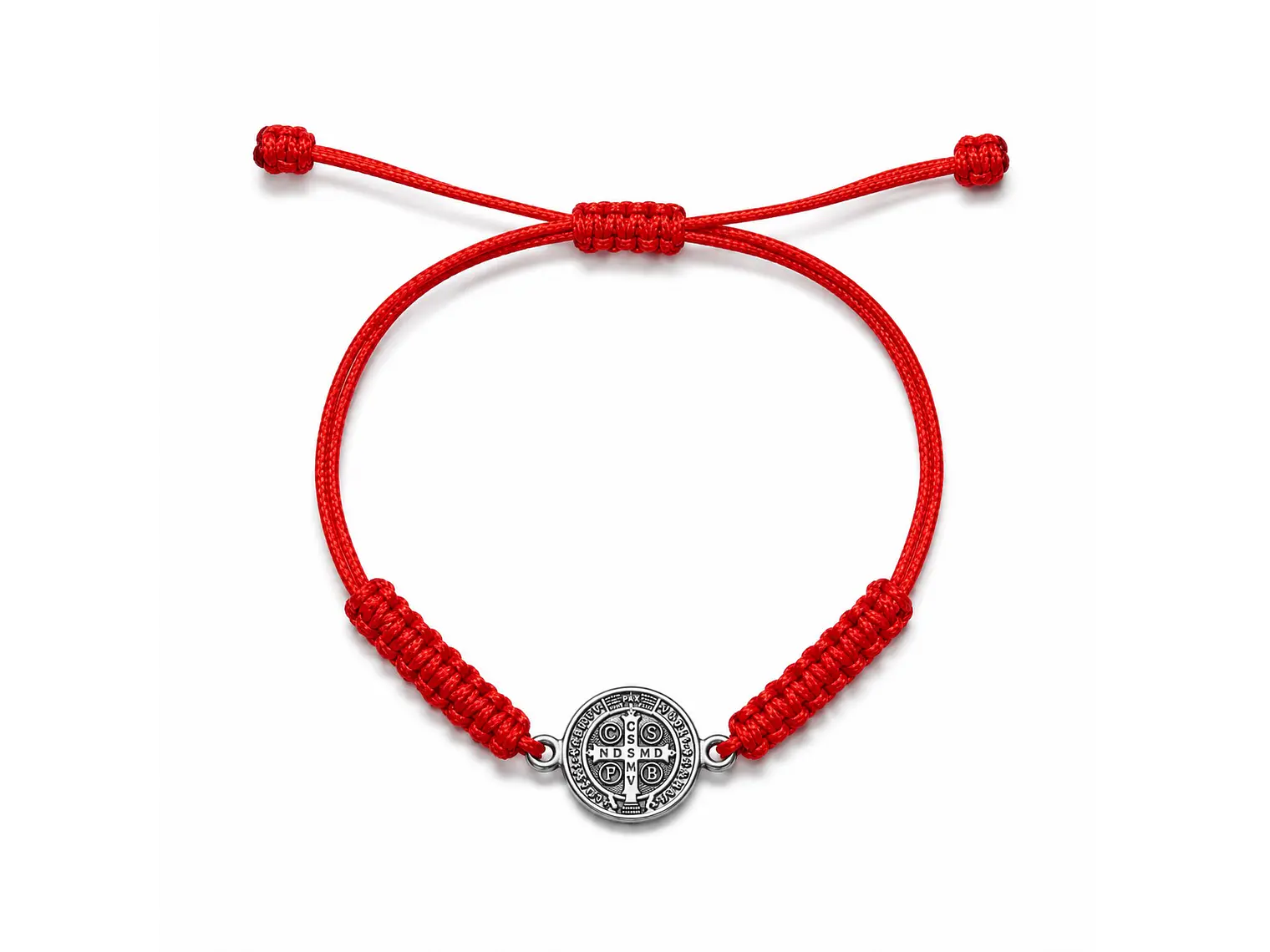 Pulsera Hilo Rojo Trenzado San Benito Abad 1