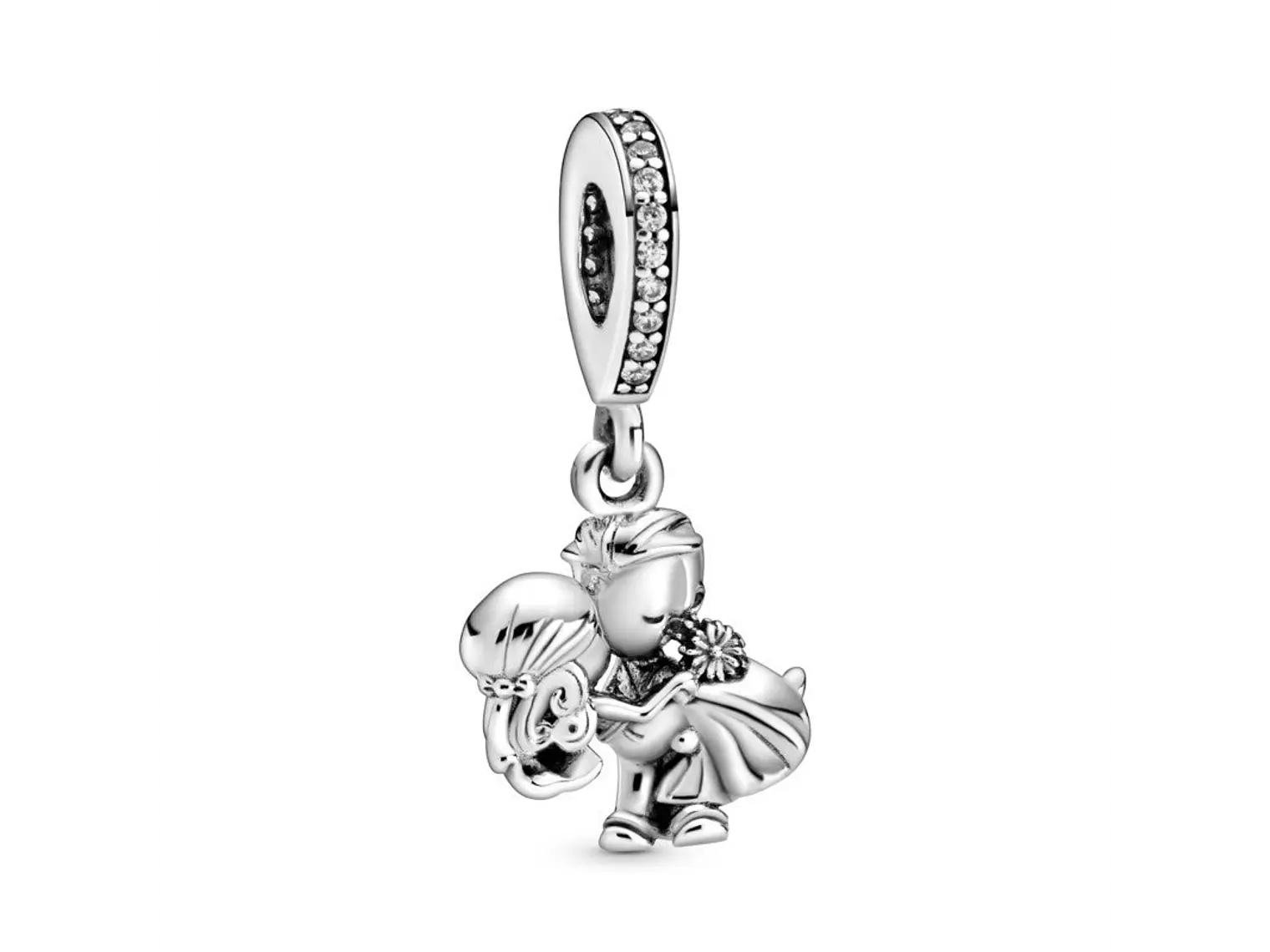 Charm Dije Plata 925 Pareja Esposos Boda 2