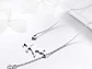 Collar Plata 925 Gatito Jugueton y Circón - Miniatura 4