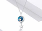 Collar Plata 925 Gatito con Luna y Estrella - Miniatura 5