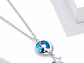 Collar Plata 925 Gatito con Luna y Estrella - Miniatura 3