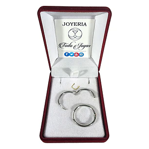 Aros Plata 925 Argolla 22mm