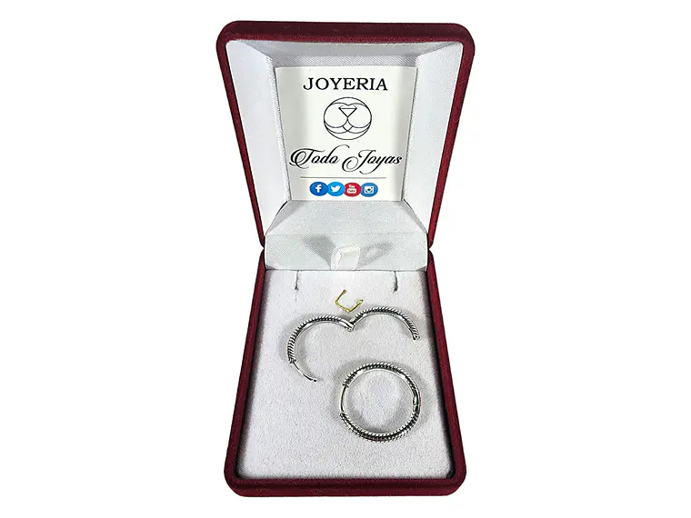 Aros Plata 925 Argolla 22mm 2