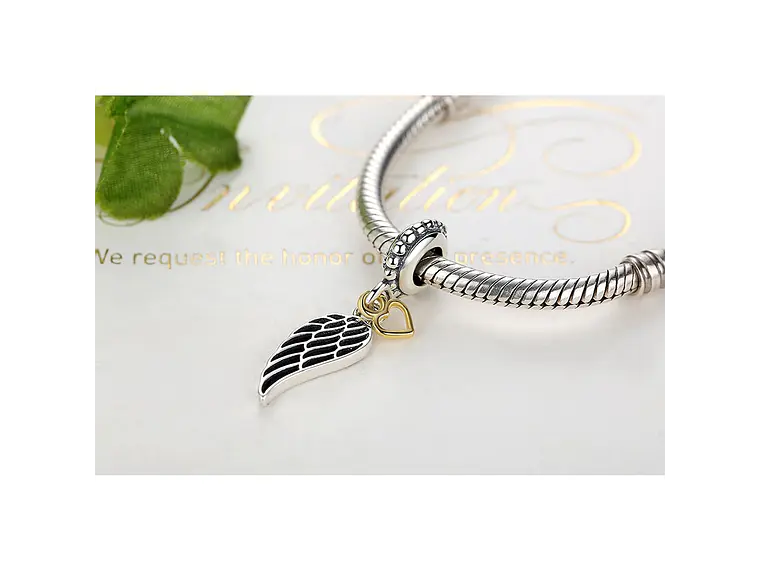 Charm Dije Plata 925 Ala De Angel 3