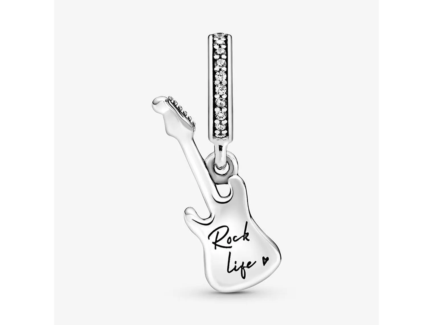 Charm Dije Plata 925 Guitarra Eléctrica 3