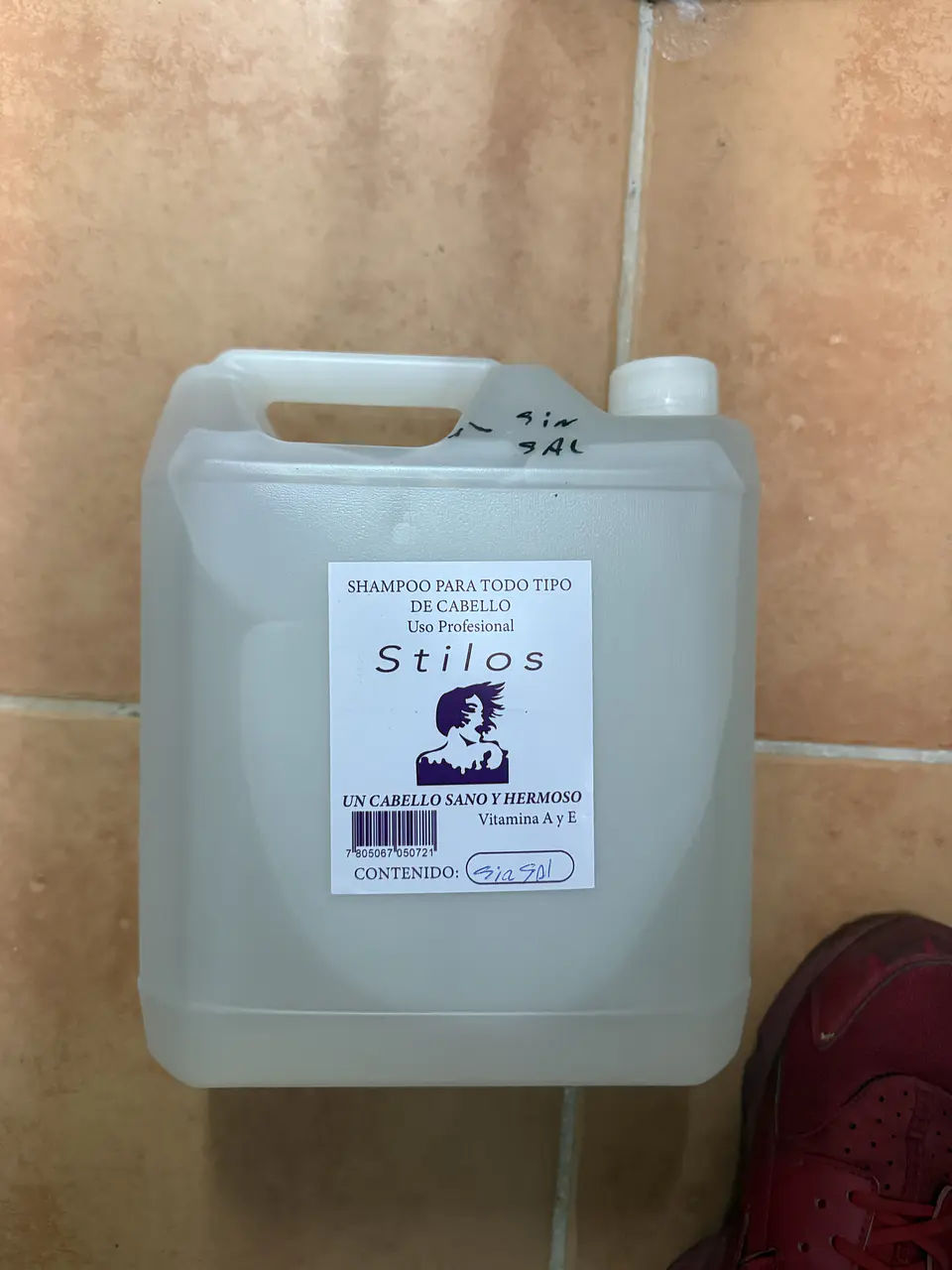 Shampoo Bidón 5 litros Stylos 1