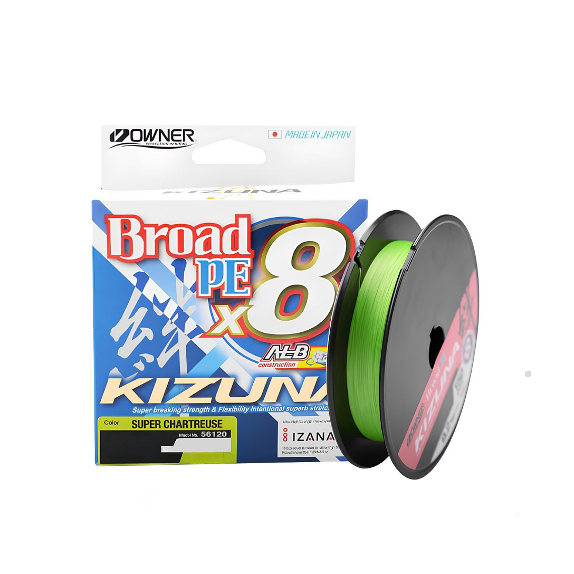 Multifilamento Owner Kizuna x8 135m Verde 1
