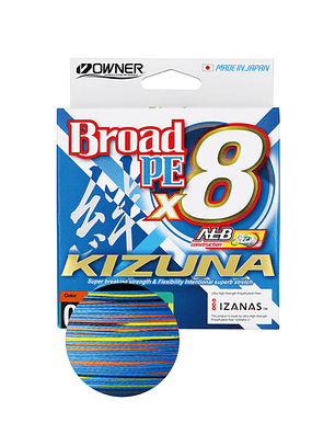 Multifilamento Owner Kizuna x8 300m Multicolor